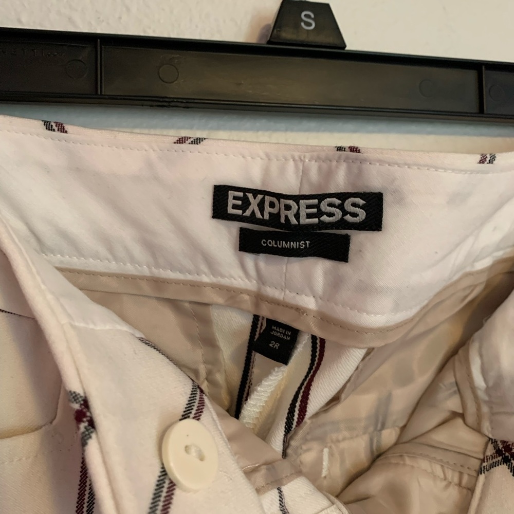 Express columnist plaid pants size 2